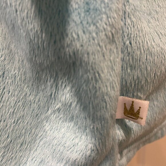 Chuckie Goodnight Bathrobe Youth XL Soft Blue Pockets Rhinestones Robe Bath - Picture 12 of 14